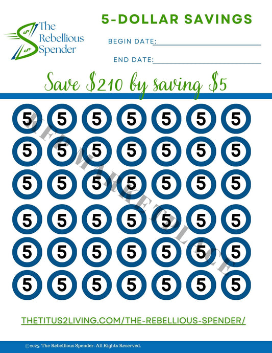 5-Dollar Savings Challenge