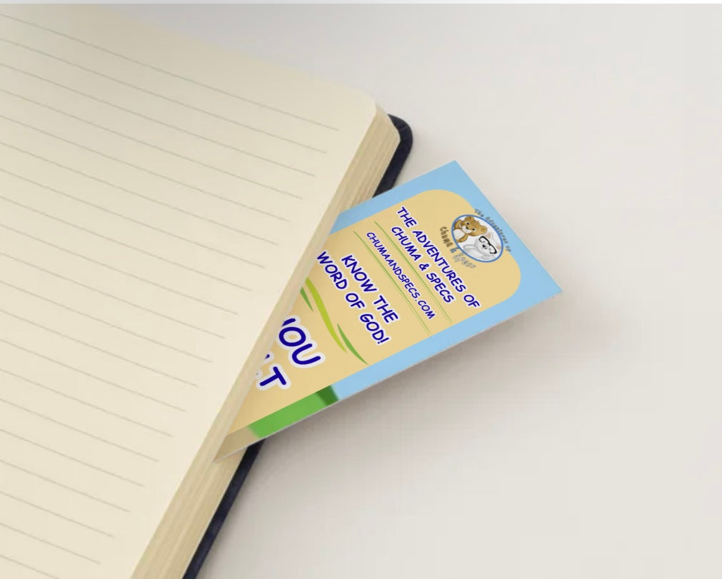 "Know the Word" Bookmark | The Adventures of Chuma & Specs